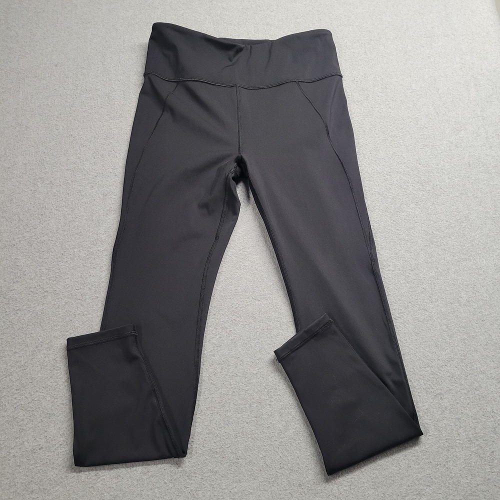 Savage X Fenty Sport High Waist Pocket Leggings Bottoms Black Size Large